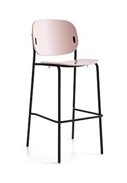 Chaise de bar au style minimaliste